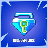 1 Blue Gem Lock