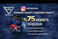 ⭐[%75]İnstagram gönderi keşfet düşürme paketi