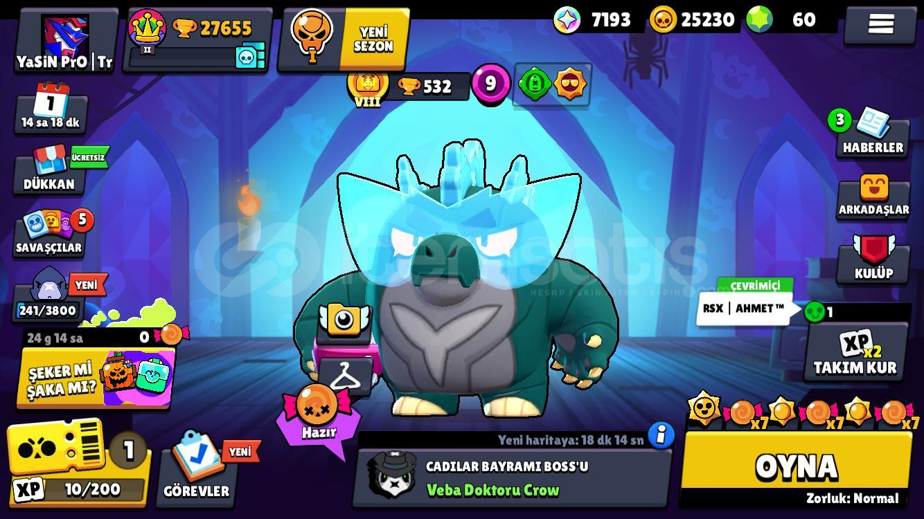!!27K, 75 KARAKTER, 60 ELMAS !!27K, 75 KARAKTER, 60 ELMAS