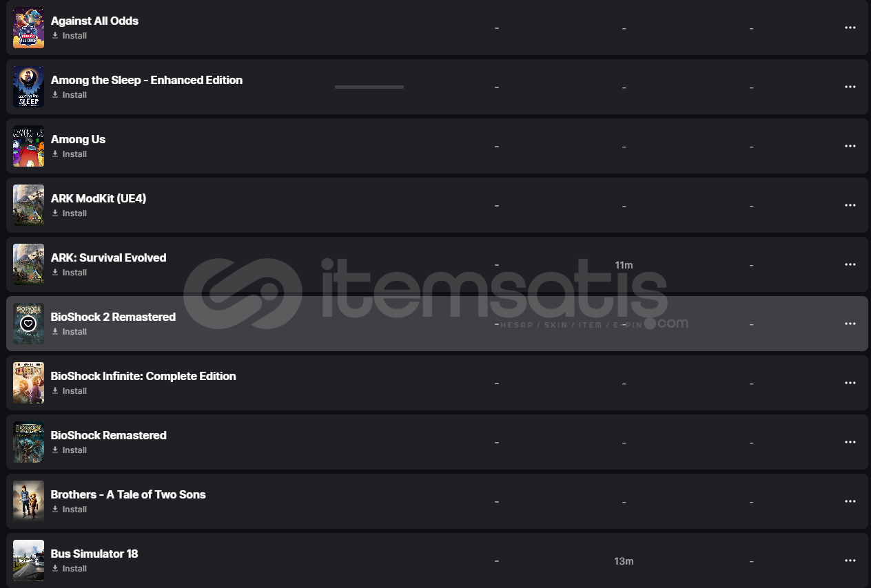 75 OYUNLU EPIC GAMES HESABI 75 OYUNLU EPIC GAMES HESABI
