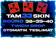 ⭐️ 33 Skin | 38+39+40 Twitch Drop OTO TESLİMAT
