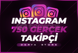 750 İnstagram Gerçek Takipçi - GARANTİLİ