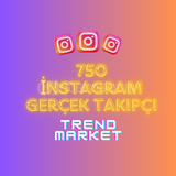 750 İnstagram Gerçek Takipçi - GARANTİLİ