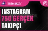 750 İnstagram Gerçek Takipçi - GARANTİLİ