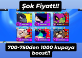 750 kupadan 1000 kupaya boost en ucuzu