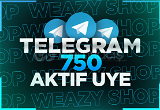 750 Telegram Aktif Üye YÜKSEK KALİTE/