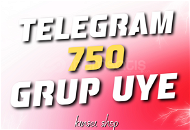 750 TELEGRAM ÜYE GARANTİLİ
