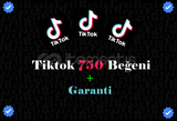 750 TİKTOK BEĞENİ - KEŞFET ETKİLİ | UYGUN