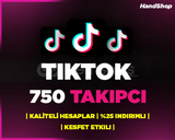 ⭐[GARANTİLİ] 750 TİKTOK GERÇEK TAKİPÇİ⭐