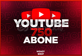 750 Youtube Abone (KALİTELİ/