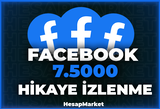 7.500 ⭐ FACEBOOK ⭐ HİKAYE İZLENME