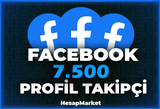 7500 ⭐ FACEBOOK ⭐ PROFİL TAKİPÇİ