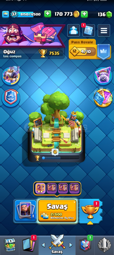 7500 KUPA 37 SEVİYE FIRSAT HESABI