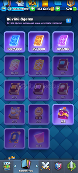 7500 Kupa/ 39 Level / 115 Kart / 8 Yıl +