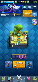 7500 kupa clash royale hesabı