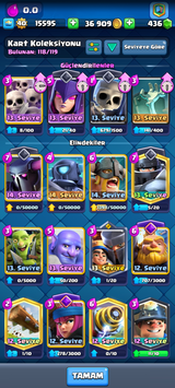 7500+ KUPA CLASH ROYALE HESABI