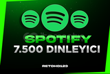 7500 Spotify Şarkı Dinleyici | Garantili