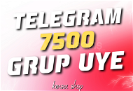 7500 TELEGRAM ÜYE GARANTİLİ