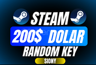 ⭐7500 TL⭐STEAM 200$ RANDOM KEY