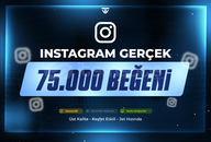 75.000 Gerçek Beğeni - Garantili - Instagram