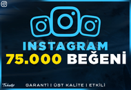 75.000 Gerçek Beğeni - Garantili - Instagram