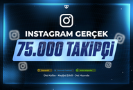 75.000 Gerçek Takipçi | Garantili - Instagram