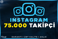 75.000 Gerçek Takipçi | Garantili - Instagram