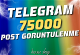 75000 TELEGRAM GÖRÜNTÜLENME GARANTİLİ