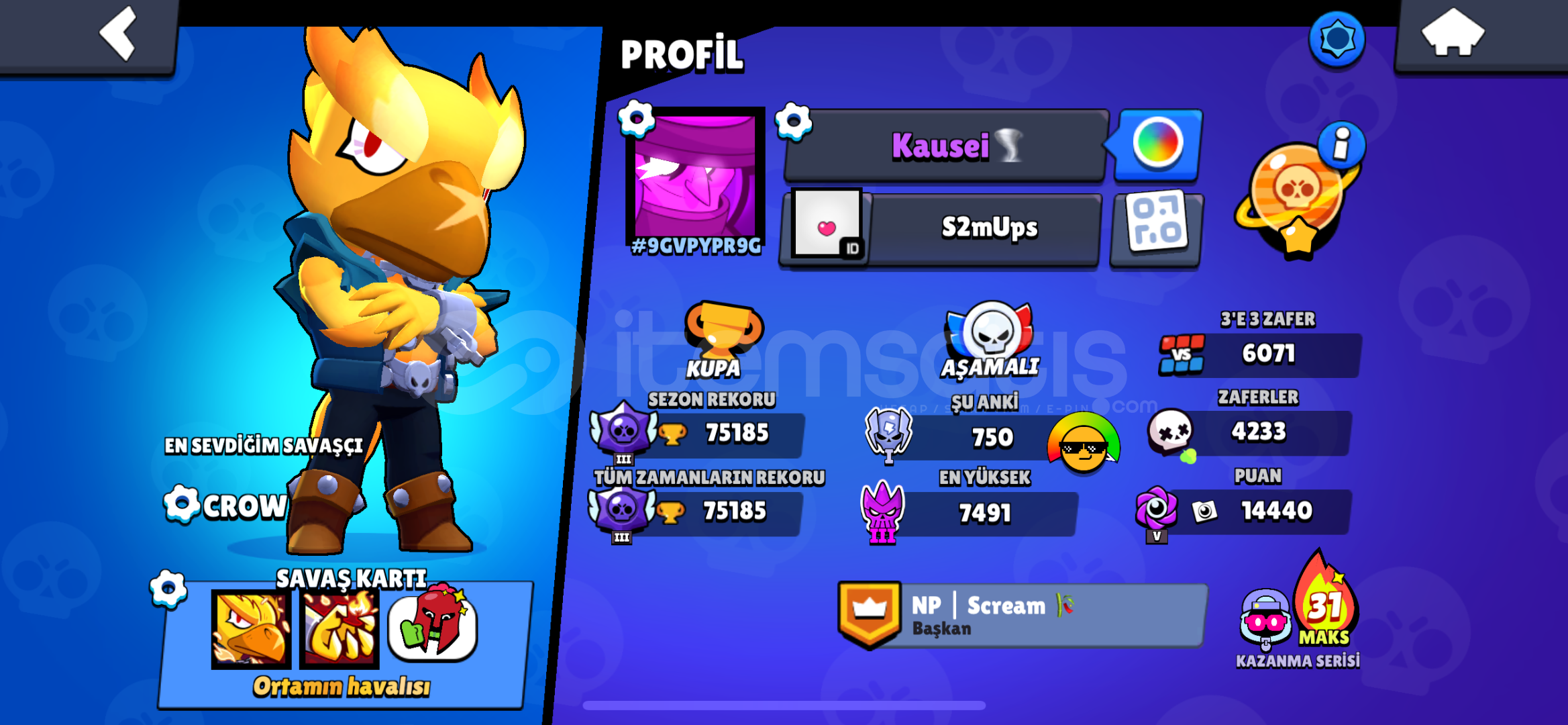 75k kupa 93 karakter 45 adet 1k 75k kupa 93 karakter 45 adet 1k