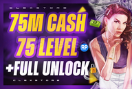 ✨75M Cash + 75 Level + Full Unlock | GTA✨