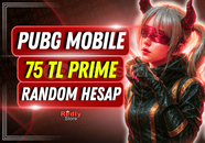 ⭐75TL PRIME HESAP⭐ PUBGM RANDOM ⭐
