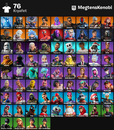 76 Skin Marvel DC Fortnite Full Mail Devir