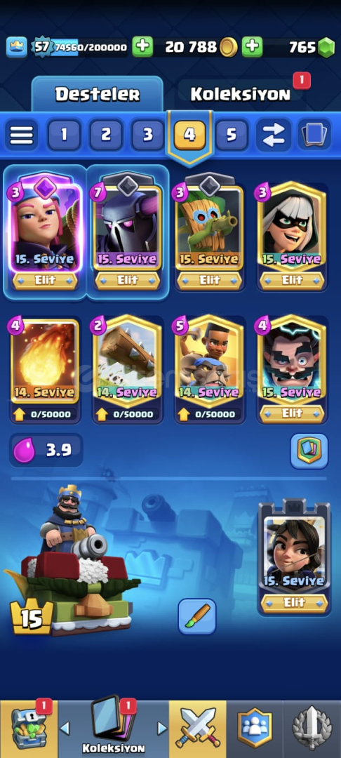 ⚡7600 KUPA⚡57 LEVEL⚡KELEPİR MAİNLİK⚡ ⚡7600 KUPA⚡57 LEVEL⚡KELEPİR MAİNLİK⚡