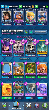 7750 kupa 5 evrimli clash royale hesabı 