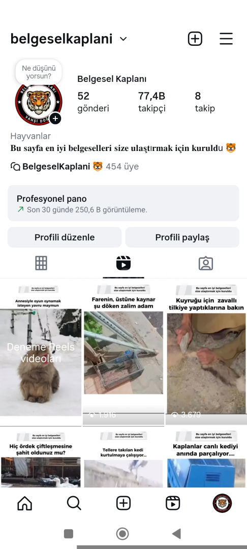 77k Takipçili instagram hesabı 77k Takipçili instagram hesabı