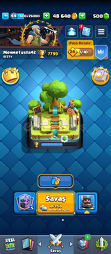 7800 KUPA 118 KART 4 EVRİM 44 SEVİYE MAİNLİK