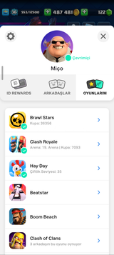 7k clash royele 37k brawl stars