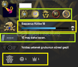 7k OYUN+ 5 MADALYA 173 WİN 480 SAAT SEÇKİN