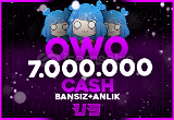 7M Owo Cash ( BANSIZ +OTOMATİK TESLİMAT )