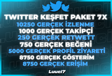 ⭐7X MEGA TWİTTER KEŞFET PAKETİ | ANLIK |⭐