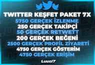 ⭐7X MEGA TWİTTER KEŞFET PAKETİ | ANLIK |V2⭐