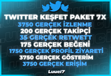 ⭐7X MEGA TWİTTER KEŞFET PAKETİ | ANLIK |V3⭐