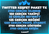 ⭐7X MEGA TWİTTER KEŞFET PAKETİ | ANLIK |V4⭐