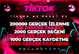 ⭐7X | TİKTOK GERÇEK KEŞFET PAKETİ 3 | ANLIK⭐