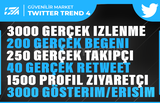 TWİTTER KEŞFET PAKETİ 4 | GELİŞİM ETKİLİ