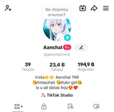 ⭐+7Yıllık +23K Takipçili Tertemiz TikTok Hesabı