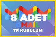 ⭐8 ADET TR KURULUM GMAİL⭐