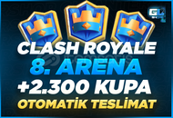 ⭐ [8. ARENA} Clash Royale +2.300 Kupa Random ⭐