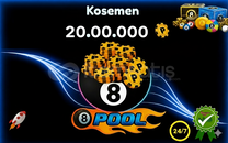8 BALL POOL 20M ÇİP (AÇIKLAMAYI OKU)