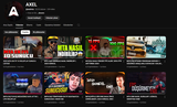  8 BİN ABONELİ 1.6 MN İZLENMELİ YOUTUBE HESABI